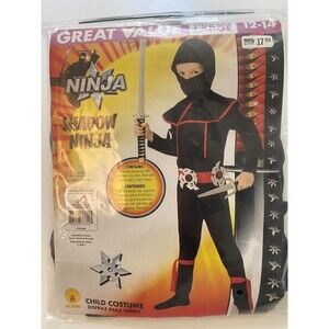 NWT - Shadow Ninja Child Costume - Size 12-14